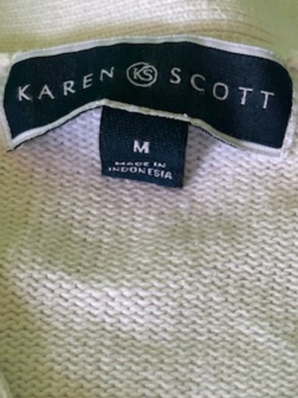Karen Scott sweater white,medium